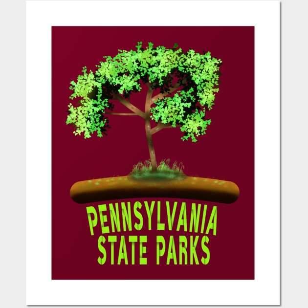 Pennsylvania State Parks Wall Art by MoMido